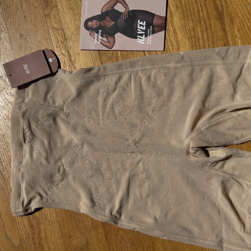 Klvee High-Waisted Shapewear in Tan